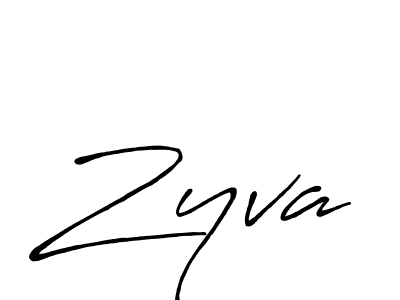 Also we have Zyva name is the best signature style. Create professional handwritten signature collection using Antro_Vectra_Bolder autograph style. Zyva signature style 7 images and pictures png
