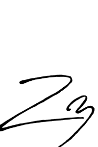Make a beautiful signature design for name Zz. With this signature (Antro_Vectra_Bolder) style, you can create a handwritten signature for free. Zz signature style 7 images and pictures png