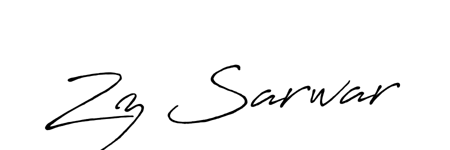It looks lik you need a new signature style for name Zz Sarwar. Design unique handwritten (Antro_Vectra_Bolder) signature with our free signature maker in just a few clicks. Zz Sarwar signature style 7 images and pictures png