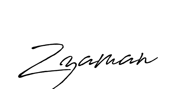 Also we have Zzaman name is the best signature style. Create professional handwritten signature collection using Antro_Vectra_Bolder autograph style. Zzaman signature style 7 images and pictures png