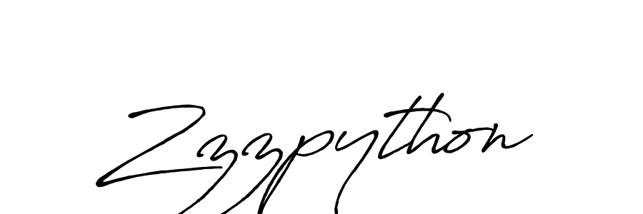 How to make Zzzpython name signature. Use Antro_Vectra_Bolder style for creating short signs online. This is the latest handwritten sign. Zzzpython signature style 7 images and pictures png