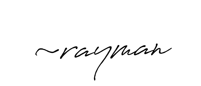 How to make ~rayman name signature. Use Antro_Vectra_Bolder style for creating short signs online. This is the latest handwritten sign. ~rayman signature style 7 images and pictures png