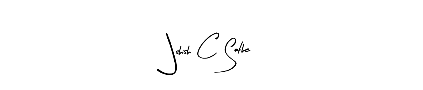 Design your own signature with our free online signature maker. With this signature software, you can create a handwritten (Arty Signature) signature for name @shish C Sathe. @shish C Sathe signature style 8 images and pictures png