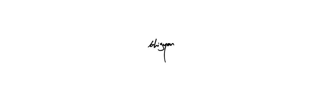 The best way (Arty Signature) to make a short signature is to pick only two or three words in your name. The name अbhigyan include a total of six letters. For converting this name. अbhigyan signature style 8 images and pictures png