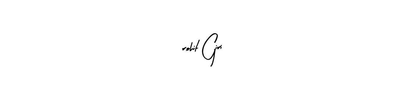 You should practise on your own different ways (Arty Signature) to write your name (आrohit Giri) in signature. don't let someone else do it for you. आrohit Giri signature style 8 images and pictures png