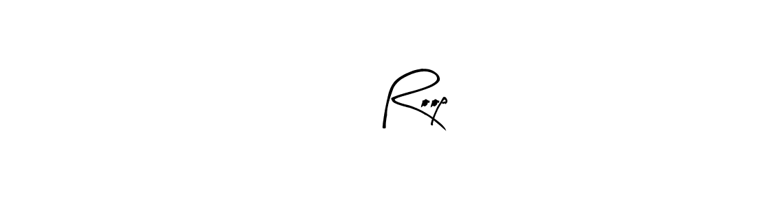 Design your own signature with our free online signature maker. With this signature software, you can create a handwritten (Arty Signature) signature for name ❤️ Roop. ❤️ Roop signature style 8 images and pictures png