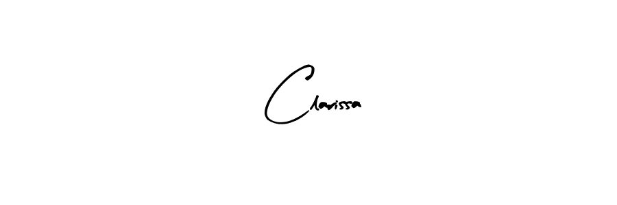 Use a signature maker to create a handwritten signature online. With this signature software, you can design (Arty Signature) your own signature for name  Clarissa.  Clarissa signature style 8 images and pictures png