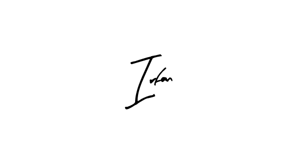 Make a beautiful signature design for name  Irfan. Use this online signature maker to create a handwritten signature for free.  Irfan signature style 8 images and pictures png