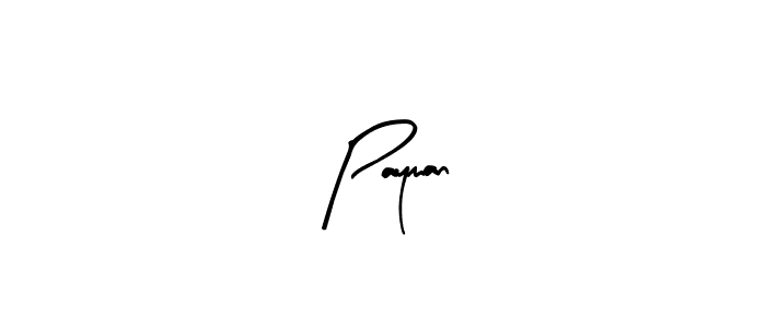Create a beautiful signature design for name  Payman. With this signature (Arty Signature) fonts, you can make a handwritten signature for free.  Payman signature style 8 images and pictures png