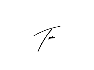 Make a beautiful signature design for name  Tom. With this signature (Arty Signature) style, you can create a handwritten signature for free.  Tom signature style 8 images and pictures png