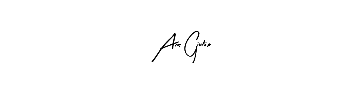 How to make 3 Ans Giulio name signature. Use Arty Signature style for creating short signs online. This is the latest handwritten sign. 3 Ans Giulio signature style 8 images and pictures png