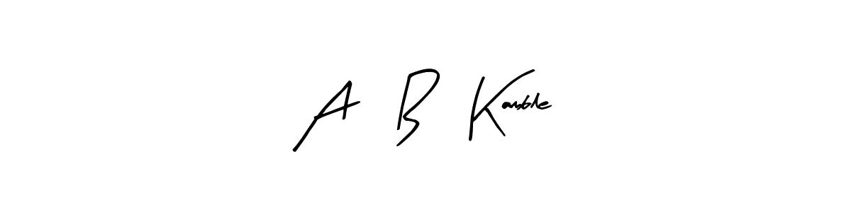 Once you've used our free online signature maker to create your best signature Arty Signature style, it's time to enjoy all of the benefits that A, B, Kamble name signing documents. A, B, Kamble signature style 8 images and pictures png