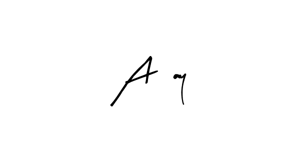 How to make Aजay name signature. Use Arty Signature style for creating short signs online. This is the latest handwritten sign. Aजay signature style 8 images and pictures png