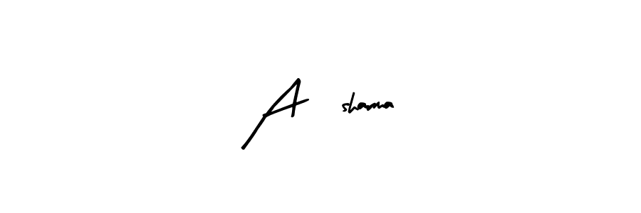 How to make A ,sharma name signature. Use Arty Signature style for creating short signs online. This is the latest handwritten sign. A ,sharma signature style 8 images and pictures png