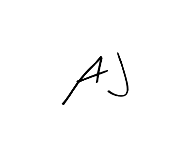 Make a beautiful signature design for name A  J. With this signature (Arty Signature) style, you can create a handwritten signature for free. A  J signature style 8 images and pictures png