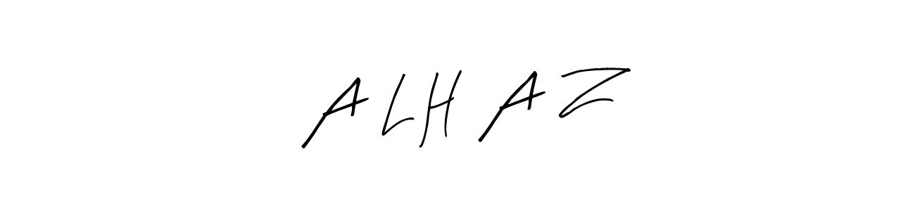 This is the best signature style for the A  L  H  A  Z name. Also you like these signature font (Arty Signature). Mix name signature. A  L  H  A  Z signature style 8 images and pictures png