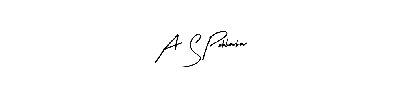 Best and Professional Signature Style for A  S Pokharkar. Arty Signature Best Signature Style Collection. A  S Pokharkar signature style 8 images and pictures png