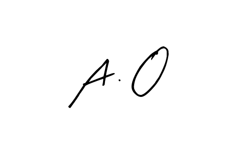 This is the best signature style for the A . O name. Also you like these signature font (Arty Signature). Mix name signature. A . O signature style 8 images and pictures png