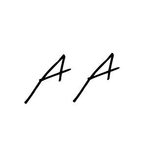 A A stylish signature style. Best Handwritten Sign (Arty Signature) for my name. Handwritten Signature Collection Ideas for my name A A. A A signature style 8 images and pictures png