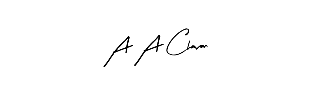 Also You can easily find your signature by using the search form. We will create A A Chavan name handwritten signature images for you free of cost using Arty Signature sign style. A A Chavan signature style 8 images and pictures png