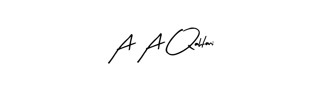 Create a beautiful signature design for name A A Qahtani. With this signature (Arty Signature) fonts, you can make a handwritten signature for free. A A Qahtani signature style 8 images and pictures png