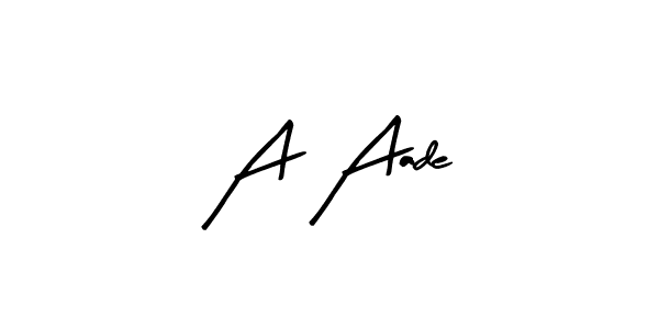 Also You can easily find your signature by using the search form. We will create A Aade name handwritten signature images for you free of cost using Arty Signature sign style. A Aade signature style 8 images and pictures png