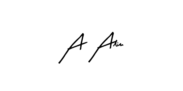 Similarly Arty Signature is the best handwritten signature design. Signature creator online .You can use it as an online autograph creator for name A Alim. A Alim signature style 8 images and pictures png