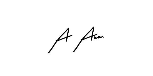 Make a beautiful signature design for name A Awan. With this signature (Arty Signature) style, you can create a handwritten signature for free. A Awan signature style 8 images and pictures png