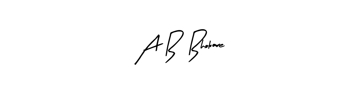 Also You can easily find your signature by using the search form. We will create A B  Bhokare name handwritten signature images for you free of cost using Arty Signature sign style. A B  Bhokare signature style 8 images and pictures png