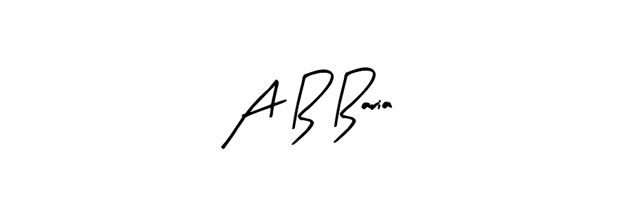 How to Draw A B Baria signature style? Arty Signature is a latest design signature styles for name A B Baria. A B Baria signature style 8 images and pictures png