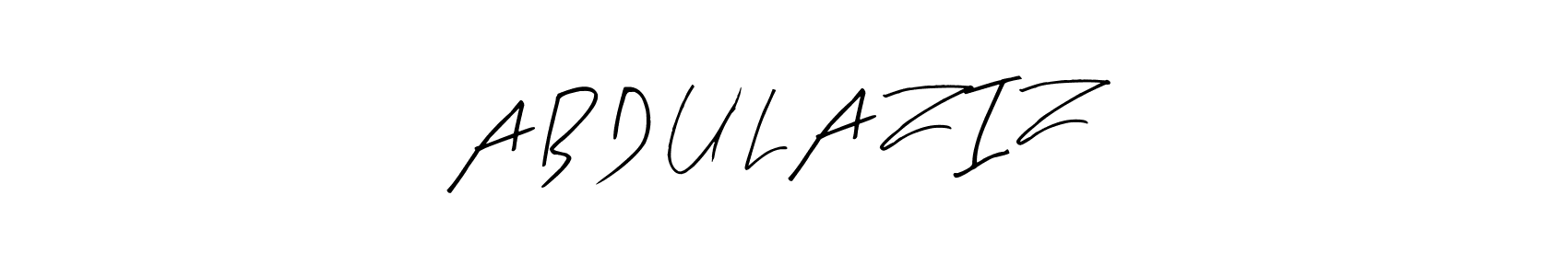 Make a beautiful signature design for name A B D U L A Z I Z. Use this online signature maker to create a handwritten signature for free. A B D U L A Z I Z signature style 8 images and pictures png