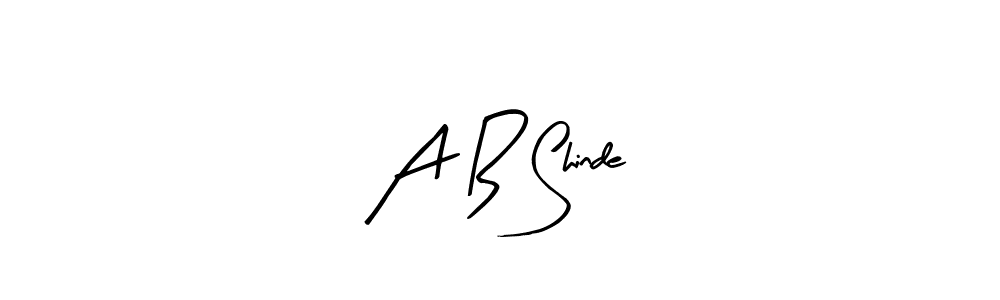 Make a beautiful signature design for name A B Shinde. Use this online signature maker to create a handwritten signature for free. A B Shinde signature style 8 images and pictures png