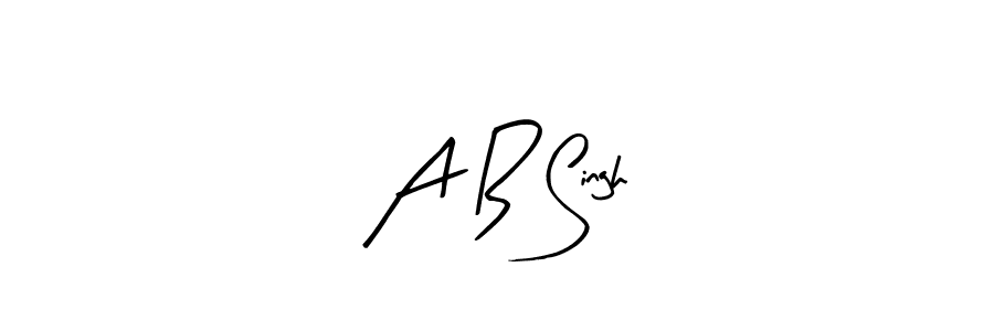 if you are searching for the best signature style for your name A B Singh. so please give up your signature search. here we have designed multiple signature styles  using Arty Signature. A B Singh signature style 8 images and pictures png