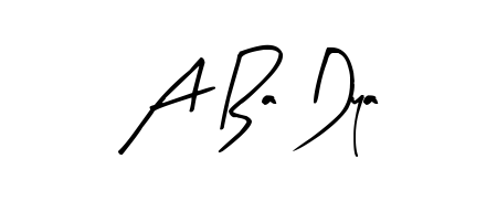 The Arty Signature handwriting style adds charm and authenticity to name A Ba Dya. A wonderful choice for personal thank-you notes. A Ba Dya signature style 8 images and pictures png