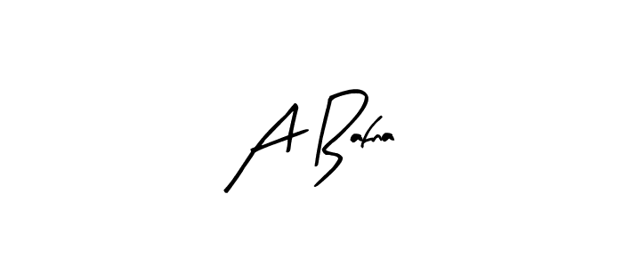 Arty Signature is a professional signature style that is perfect for those who want to add a touch of class to their signature. It is also a great choice for those who want to make their signature more unique. Get A Bafna name to fancy signature for free. A Bafna signature style 8 images and pictures png