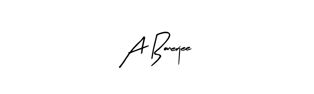 Make a beautiful signature design for name A Banerjee. Use this online signature maker to create a handwritten signature for free. A Banerjee signature style 8 images and pictures png