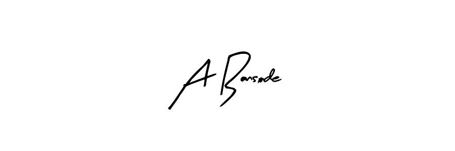 How to Draw A Bansode signature style? Arty Signature is a latest design signature styles for name A Bansode. A Bansode signature style 8 images and pictures png
