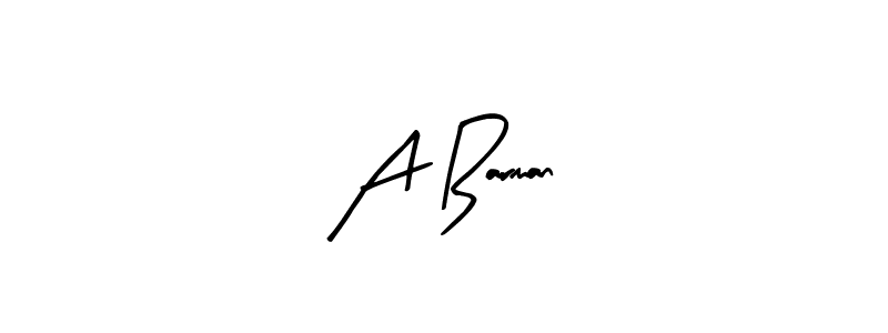 How to make A Barman name signature. Use Arty Signature style for creating short signs online. This is the latest handwritten sign. A Barman signature style 8 images and pictures png