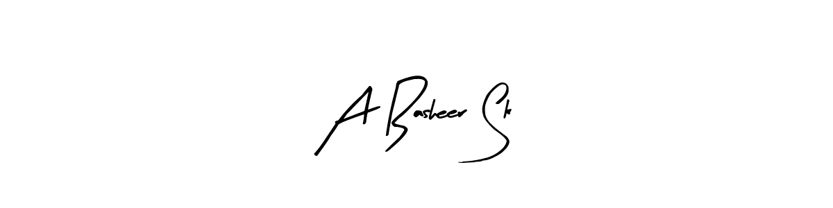 Similarly Arty Signature is the best handwritten signature design. Signature creator online .You can use it as an online autograph creator for name A Basheer Sk. A Basheer Sk signature style 8 images and pictures png