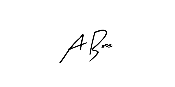 A Bose stylish signature style. Best Handwritten Sign (Arty Signature) for my name. Handwritten Signature Collection Ideas for my name A Bose. A Bose signature style 8 images and pictures png