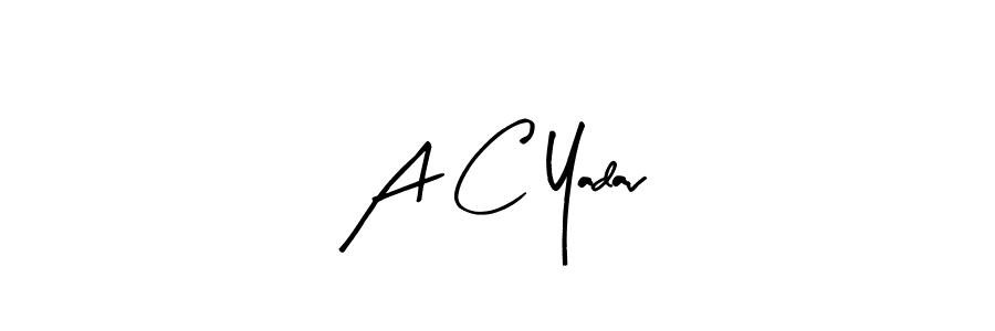 How to Draw A C Yadav signature style? Arty Signature is a latest design signature styles for name A C Yadav. A C Yadav signature style 8 images and pictures png