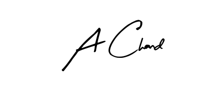 An effortless, minimalist signature concept for A Chand using Arty Signature design. Clean lines that look great on any document. A Chand signature style 8 images and pictures png