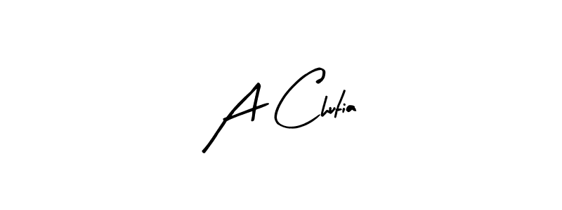 How to make A Chutia signature? Arty Signature is a professional autograph style. Create handwritten signature for A Chutia name. A Chutia signature style 8 images and pictures png