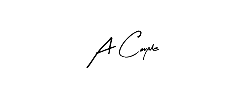 Create a beautiful signature design for name A Couple. With this signature (Arty Signature) fonts, you can make a handwritten signature for free. A Couple signature style 8 images and pictures png