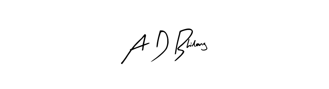 How to Draw A D Bhilang signature style? Arty Signature is a latest design signature styles for name A D Bhilang. A D Bhilang signature style 8 images and pictures png