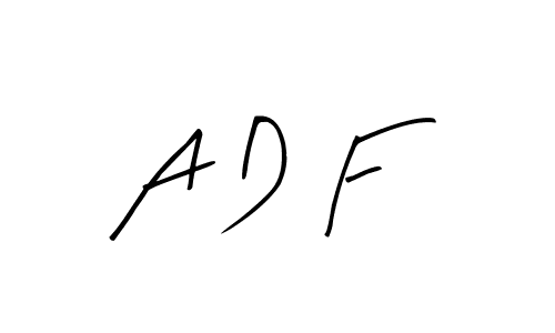 Arty Signature is a professional signature style that is perfect for those who want to add a touch of class to their signature. It is also a great choice for those who want to make their signature more unique. Get A D F name to fancy signature for free. A D F signature style 8 images and pictures png