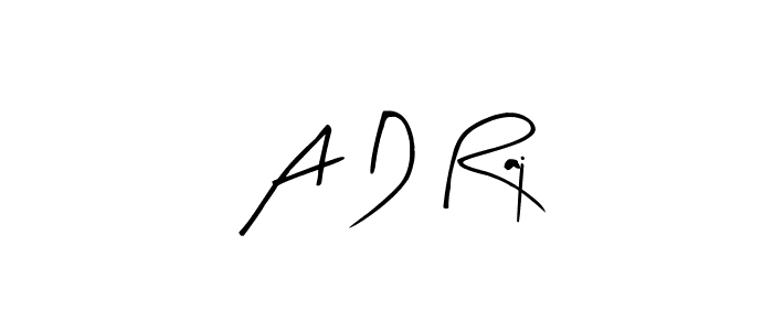 Make a beautiful signature design for name A D Raj. With this signature (Arty Signature) style, you can create a handwritten signature for free. A D Raj signature style 8 images and pictures png