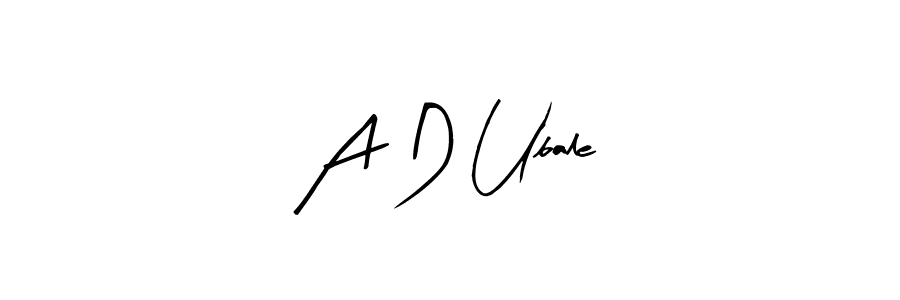 Also we have A D Ubale name is the best signature style. Create professional handwritten signature collection using Arty Signature autograph style. A D Ubale signature style 8 images and pictures png