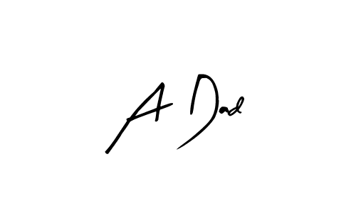 This is the best signature style for the A Dad name. Also you like these signature font (Arty Signature). Mix name signature. A Dad signature style 8 images and pictures png