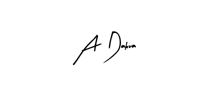 You should practise on your own different ways (Arty Signature) to write your name (A Dakua) in signature. don't let someone else do it for you. A Dakua signature style 8 images and pictures png